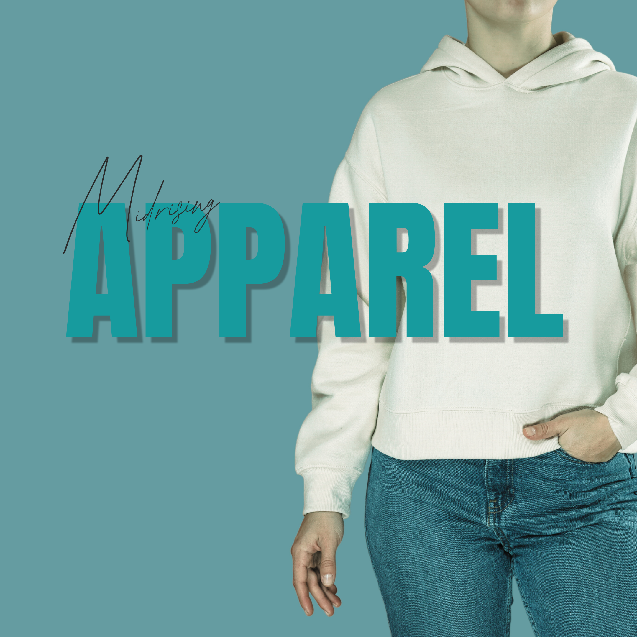 Neutral-toned hoodie worn casually with jeans, representing comfortable everyday apparel from Midrising