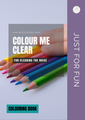 Colour Me Clear colouring book cover by Midrising — for clearing the noise