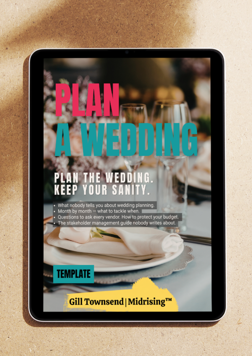 Plan A Wedding Template