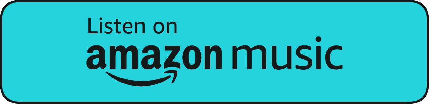 Button with 'Listen on Amazon Music' text on a blue background